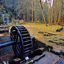 Wasserrad der Grundmühle