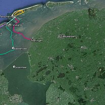 Landkarte Texel