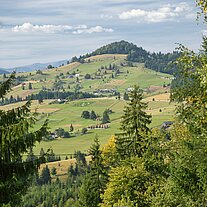 Landschaft am Pass Tihuta