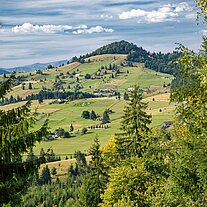 Landschaft am Pass Tihuta