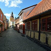 Straßenzug Tårngade zur Kirche Straßenzug Tårngade zur Kirche