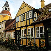 FAborgs Gassen und die Kirche