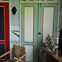 bemalte Inneneinrichtung