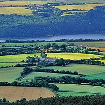 Blick in die Landschaft vom Menez Hom