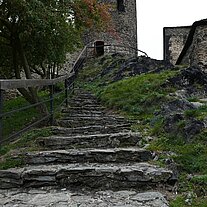 Treppe zum Turm