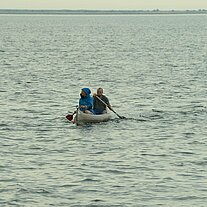 Paddler auf dem Bodden Paddler auf dem Bodden