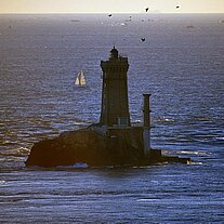 Leuchtturm im Meer