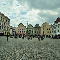 Marktplatz von böhmisch Krummau