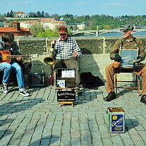 Musikanten auf der Karlsbrücke Musikanten auf der Karlsbrücke