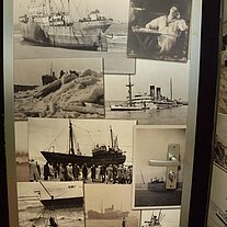 Klotür im Wrackmuseum