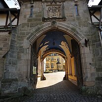 Eingang zu Schloß Rothestein