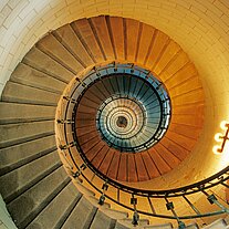 Treppenhaus im Phare d Eckmuehl