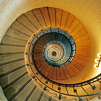 Treppenhaus im Phare d Eckmuehl