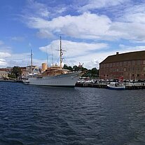 Panorama Ausfahrt aus Sonderborg Hafen