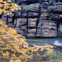Die Kamnitzklamm an der Grundmühle