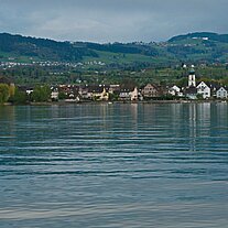 Blick über den See nach Horn Blick über den See nach Horn