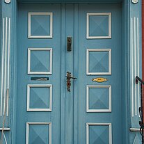 blaue Tür blaue Tür