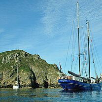 die Zephyr in der Dixcart Bay