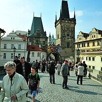 auf der Karlsbrücke