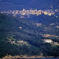 Blick übers Meer nach Capoliveri