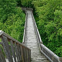 Steg zurück vom Aussichtspunkt