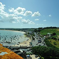 Ausblick auf Gorey