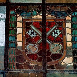 Regensburger Stadtwappen in Glas