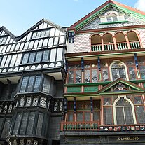 alte Häuser in Exeter