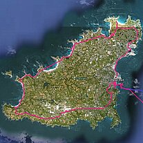 Karte Guernsey