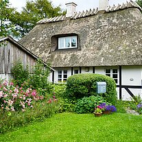 Haus mit Reetdach Haus mit Reetdach