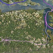 Karte Lauwersmeer Zoutkamp Dokkum Burdaard